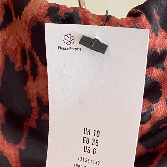 Topshop Bandeau Mini Dress - Picture 5 of 5